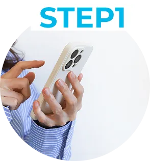 ステップ01「お問い合わせ」の画像